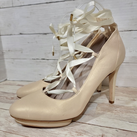 Roccamore Vanessa lace-up platform heels - Picture 6 of 16